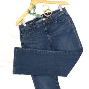 Ann Taylor Loft Curvy Bootcut Jeans - Size…
